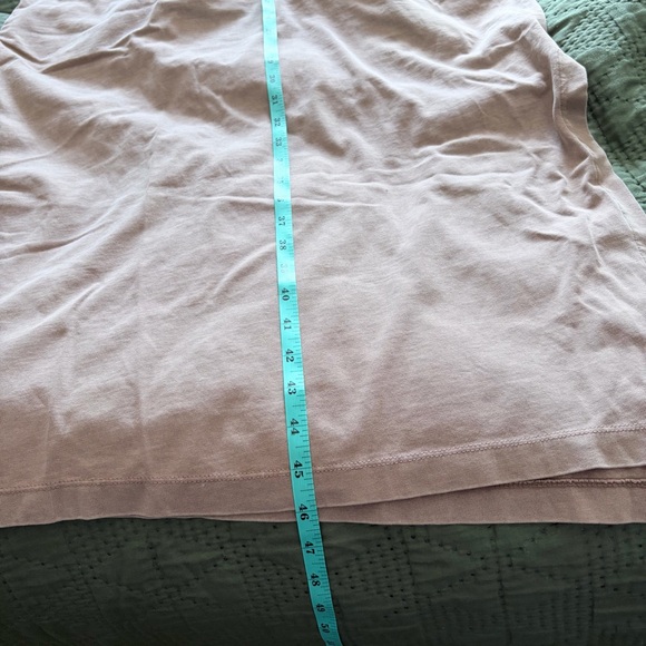 NWT Zara Taupe Midi T-Shirt Dress Side Slit Medium Minimalist Elevated Basic - Picture 6 of 6